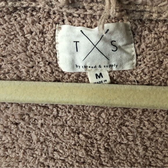 Thread & Supply Tan Teddy Cozy Cardigan - Picture 4 of 8